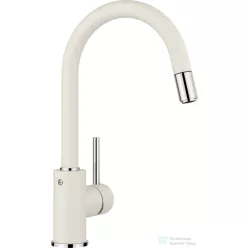   Blanco MIDA-S SILGRANIT-LOOK mosogató csaptelep, kihúzható zuhanyfejjel, törtfehér 526968