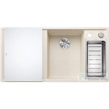   Blanco AXIA III 6 S SILGRANIT® mosogatótál Infino lefolyó-távműködtetővel, jobboldali főmedencével, üveg vágólappal törtfehér (527045)