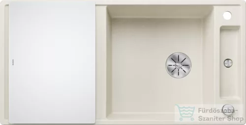 Blanco AXIA III XL 6 S SILGRANIT® mosogató medence, távműködtetővel, üveg vágólappal, törtfehér 527051