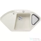 Blanco DELTA II-F 40S SILGRANIT® mosogató medence munkalapszintű beépítéshez, távműködtetővel, jobbos főmedence, törtfehér 527056