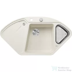   Blanco DELTA II-F 40S SILGRANIT® mosogató medence munkalapszintű beépítéshez, távműködtetővel, jobbos főmedence, törtfehér 527056
