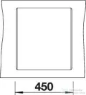 Blanco DALAGO 45-F SILGRANIT® mosogató medence munkalapszitű beépítéshez, távműködtetővel, törtfehér 527060