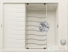 Blanco ELON 45 S SILGRANIT® mosogató medence, távműködtetővel, törtfehér 527068