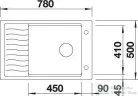 Blanco ELON XL 6 S SILGRANIT® mosogató medence, törtfehér 527069