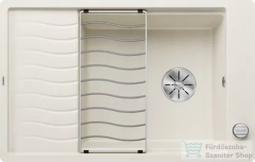 Blanco ELON XL 6 S-F SILGRANIT® mosogató medence munkalapszintű beépítéshez, távműködtetővel, törtfehér 527071