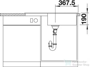 Blanco LEGRA XL 6 S SILGRANIT® mosogató medence, törtfehér 527091