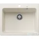 Blanco NAYA 6 61,5x51 cm-es SILGRANIT® mosogató medence, törtfehér 527128