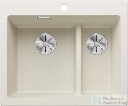 Blanco PLEON 6 SILGRANIT® Split mosogató medence, balos főmedence, törtfehér 527139