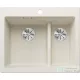 Blanco PLEON 6 SILGRANIT® Split mosogató medence, balos főmedence, törtfehér 527139