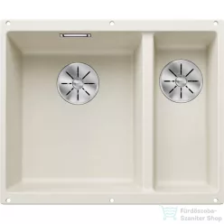   Blanco SUBLINE 340/160-U SILGRANIT® mosogató medence alulról való beépítéshez, balos főmedence, törtfehér 527162