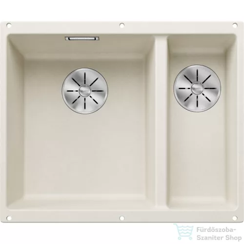 Blanco SUBLINE 340/160-U SILGRANIT® mosogató medence alulról való beépítéshez, balos főmedence, törtfehér 527162