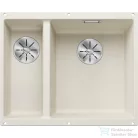 Blanco SUBLINE 340/160-U SILGRANIT® mosogató medence alulról való beépítéshez, jobbos főmedence, törtfehér 527163