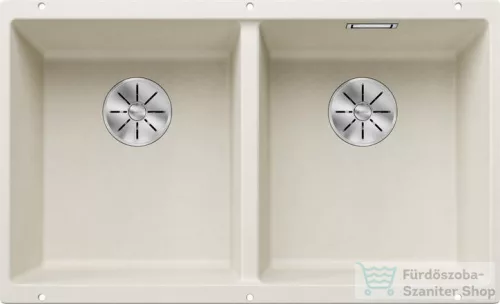 Blanco SUBLINE 350/350-U SILGRANIT® mosogató medence alulról való beépítéshez, törtfehér 527164