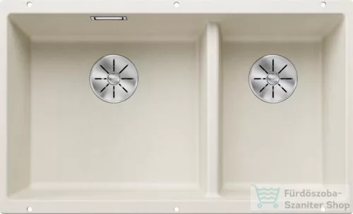 Blanco SUBLINE 430/270-U SILGRANIT® mosogató medence alulról való beépítéshez, balos főmedence, törtfehér 527167