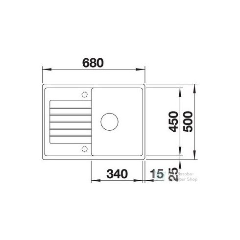 Blanco ZIA 45 S Compact SILGRANIT®  forgatható mosogatótál törtfehér (527197)