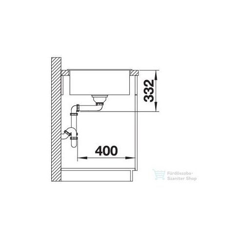 Blanco ZIA 45 S Compact SILGRANIT®  forgatható mosogatótál törtfehér (527197)