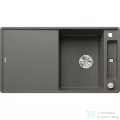   Blanco AXIA III 5 S-F SILGRANIT® mosogató medence munkalapszitű beépítéshez, távműködtetővel, üveg vágólappal, vulkánszürke 527224