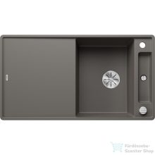   BLANCO AXIA III 5 S-F silgránit mosogató medence,forgatható kivitel,  fa vágódeszkával, munkalapszintű beépítés,vulkánszürke 527225