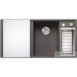   Blanco AXIA III 6 S SILGRANIT® mosogató medence, távműködtetővel, üveg vágólappal, jobbos főmedencével, vulkánszürke 527228