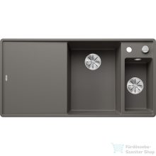   BLANCO AXIA III 6 S-F silgránit mosogató medence, jobbos kivitel,  üveg vágólappal, munkalapszintű beépítés, vulkánszürke 527232