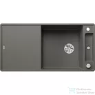 Blanco AXIA III XL 6 S-F SILGRANIT® mosogató medence munkalapszintű beépítéshez, távműködtetővel, fa vágódeszkával, vulkánszürke 527237