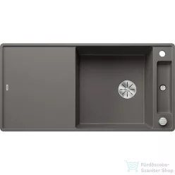   Blanco AXIA III XL 6 S-F SILGRANIT® mosogató medence munkalapszintű beépítéshez, távműködtetővel, fa vágódeszkával, vulkánszürke 527237