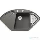 Blanco DELTA II-F 40S SILGRANIT® mosogató medence munkalapszintű beépítéshez, távműködtetővel, jobbos főmedence, vulkánszürke 527239