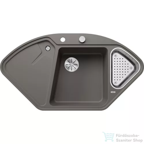 Blanco DELTA II-F 40S SILGRANIT® mosogató medence munkalapszintű beépítéshez, távműködtetővel, jobbos főmedence, vulkánszürke 527239