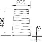 Blanco ELON 45 S SILGRANIT® mosogató medence, vulkánszürke 527250