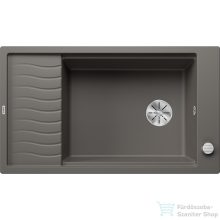   Blanco ELON XL 8 S forgatható Silgranit mosogató medence lefolyó, távműködtetővel vulkánszürke 527256