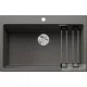 Blanco ETAGON 8 SILGRANIT® mosogató medence, vulkánszürke 527262
