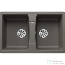   BLANCO LEXA 8 silgranit mosogatótál (lefolyó távműködtető nélkül) vulkánszürke 527281