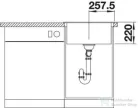 Blanco PLEON 5 SILGRANIT® mosogató medence, vulkánszürke 527318