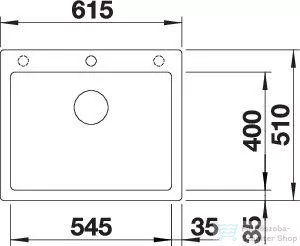Blanco PLEON 6 SILGRANIT® mosogató medence, vulkánszürke 527320