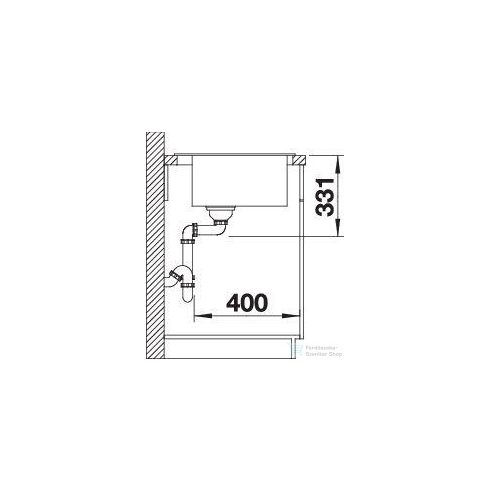 Blanco PLEON 6 SILGRANIT® mosogatótál vulkánszürke (527320)