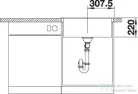 Blanco PLEON 6 SILGRANIT® mosogató medence, vulkánszürke 527320