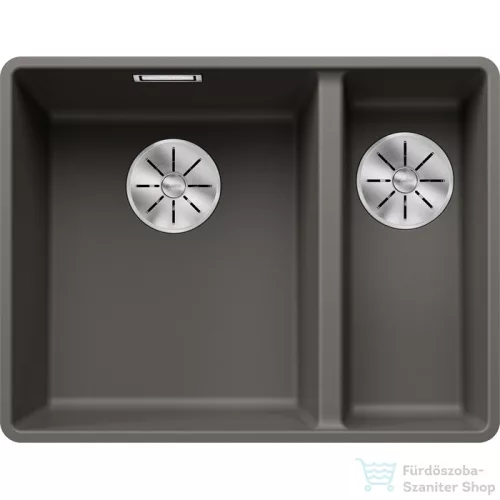 Blanco SUBLINE 340/160-F SILGRANIT® mosogató medence munkalapszintű beépítéshez, balos főmedence, vulkánszürke 527344