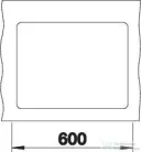 Blanco SUBLINE 340/160-F SILGRANIT® mosogató medence munkalapszintű beépítéshez, balos főmedence, vulkánszürke 527344