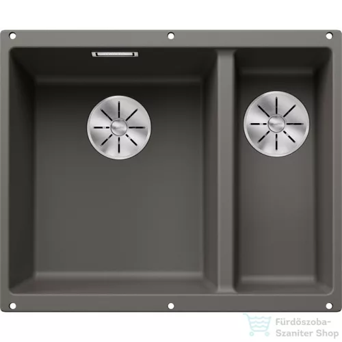 Blanco SUBLINE 340/160-U SILGRANIT® mosogató medence alulról való beépítéshez, balos főmedence, vulkánszürke 527345