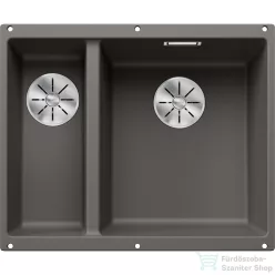   Blanco SUBLINE 340/160-U SILGRANIT® mosogató medence alulról való beépítéshez, jobbos főmedence, vulkánszürke 527346