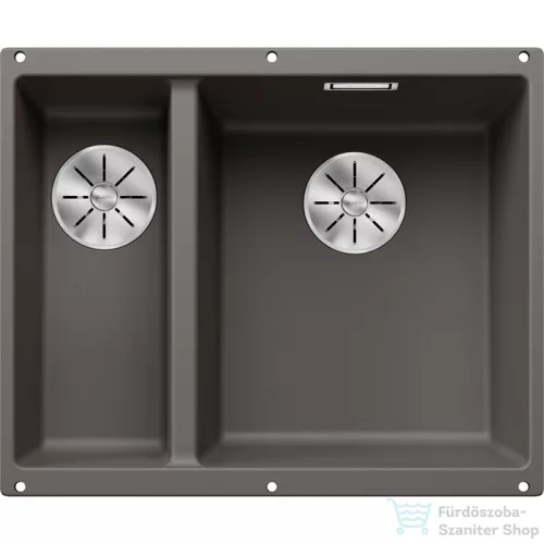 Blanco SUBLINE 340/160-U SILGRANIT® mosogató medence alulról való beépítéshez, jobbos főmedence, vulkánszürke 527346