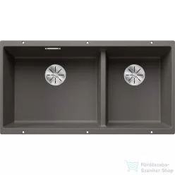   Blanco SUBLINE 480/320-U SILGRANIT® mosogató medence alulról való beépítéshez, balos főmedence, vulkánszürke 527351
