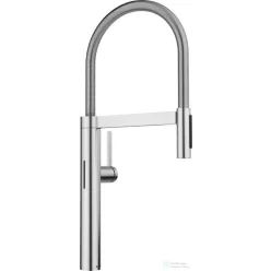   Blanco CULINA-S II Sensor mosogató csaptelep, flexibilis zuhanyfejjel, érintés nélküli működtetéssel, PVD steel 527462