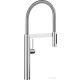 Blanco CULINA-S II mosogató csaptelep, flexibilis zuhanyfejjel, PVD steel 527463