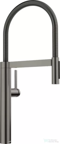 Blanco CULINA-S II mosogató csaptelep, flexibilis zuhanyfejjel, PVD satin dark steel 527465