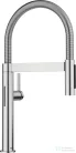 Blanco CULINA-S II Mini Sensor mosogató csaptelep, flexibilis zuhanyfejjel, érintés nélküli működtetéssel, PVD steel 527466