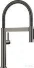 Blanco CULINA-S II Mini mosogató csaptelep, flexibilis zuhanyfejjel, PVD satin dark steel 527469