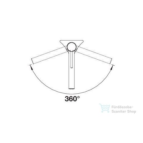 BLANCO ALTA II álló konyhai mosogató csaptelep SILGRANIT-LOOK kávé 527534