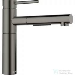   Blanco ALTA-S II mosogató csaptelep, kihúzható zuhanyfejjel, PVD satin dark steel 527555