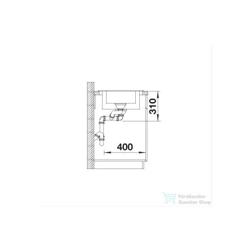 Blanco ADIRA 6 S silgranit forgatható mosogató medence fehér 527605